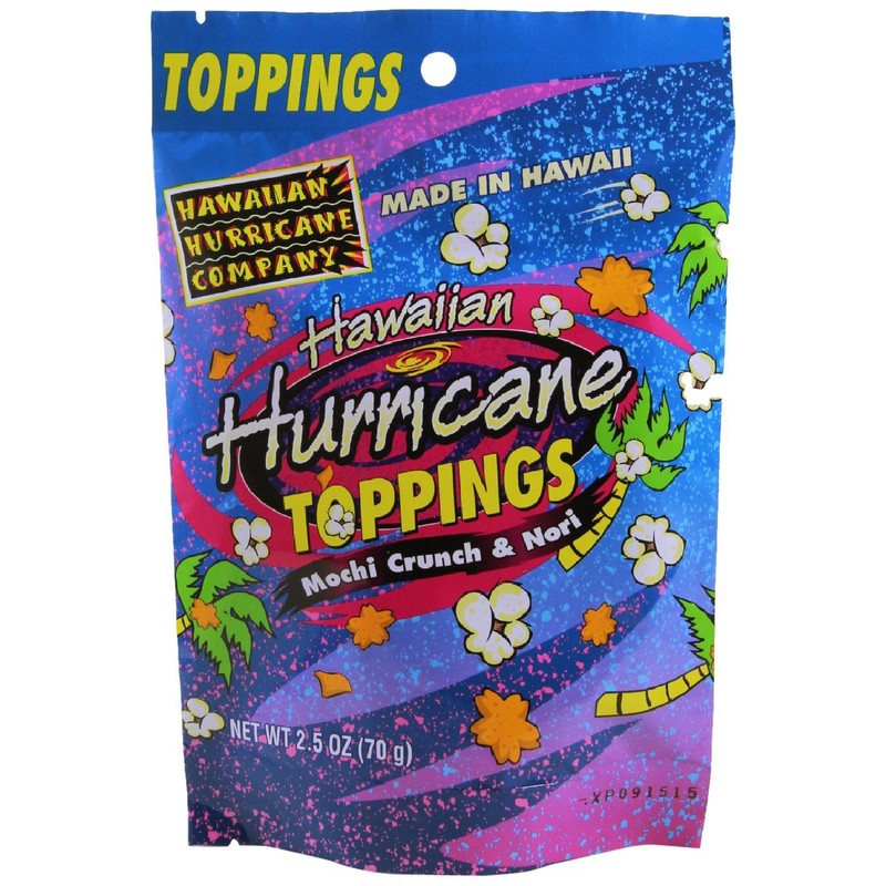 Hawaiian Hurricane Mochi Crunch Nori Popcorn Topping, 2.5 Ounce