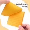 Lined Sticky Notes 3x3 Sticky Notes with Lines Self-Stick Notes