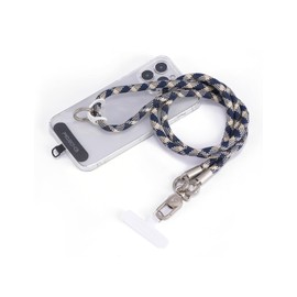 project-cb Phone Lanyard×1,Phone Tether Tab×2, Crossbody Cell Phone Lanyard,Rope Lanyard,Universal Adjustable Phone Strap(Titanblue-S)