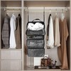 Olosar Suitcase Organizer, Travel Luggage Organizer Portable Hanging Travel Shelves