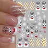 Christmas 3D Nail Art Stickers - Cute Santa Claus, Dwarf,
