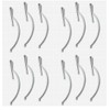 CAASFOOY Window Screen Clips, 50 Pcs Window Screen Tension Spring,