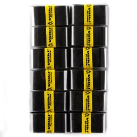 VOLKL VDRY12PK V Dry Tennis Overgrip 12 Pack (Black)