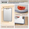 Titanium Cutting Board Double-sided non-slip silicone edging Pure Titanium Cutting