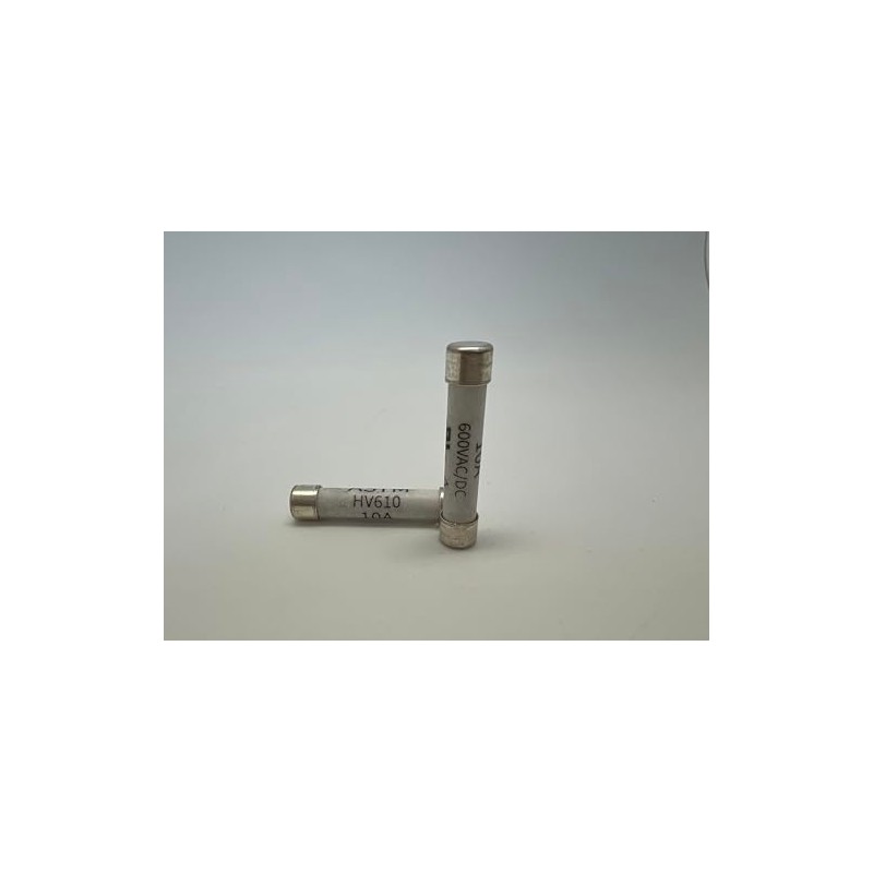 Generic Ceramic Fuse, HV610, 10A / 600VAC/DC, 6x32mm for use