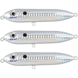 Catfish Rattling Line Float Lure for Catfishing, Demon Dragon Style Peg for Santee Rig Fishing, 4 inch (3-Pack, Threadfin Shad)