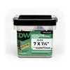 Big Timber 1GDW7114W #7 x 1-1/4 in. White Garage Door