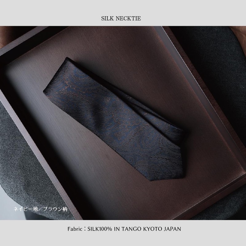 Y&TAILOR Premium Silk Necktie, 100% Paisley, Small Pattern, Woven Pattern,