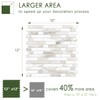 STICKGOO Thicker Design Peel and Stick Tile Backsplash, 12"×12"Stick on
