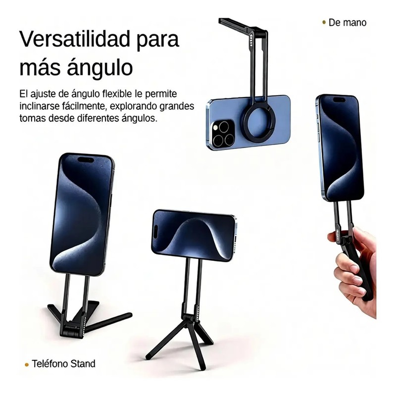 Magnético Mini Trípie Soporte Para Teléfono Celular