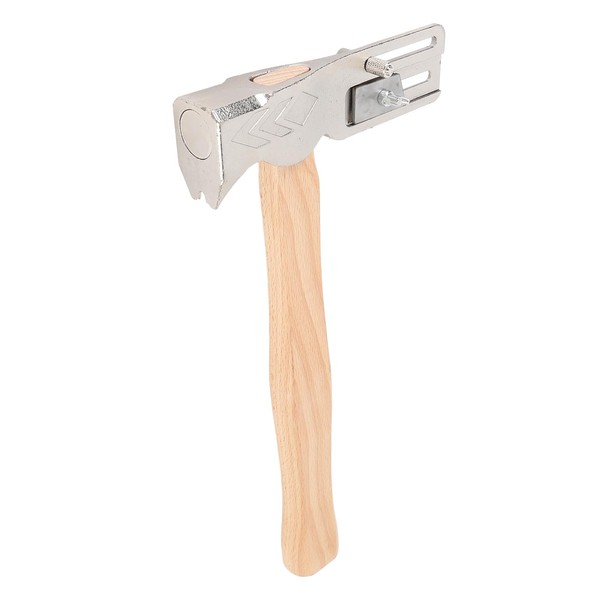 Magnetic Roofing Hammer, Magnet Roofing Hatchet with Wooden Handled for