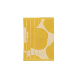 Marimekko Vesi Unikko Hand Towel 50 x 70 cm Spring Yellow, Ecru