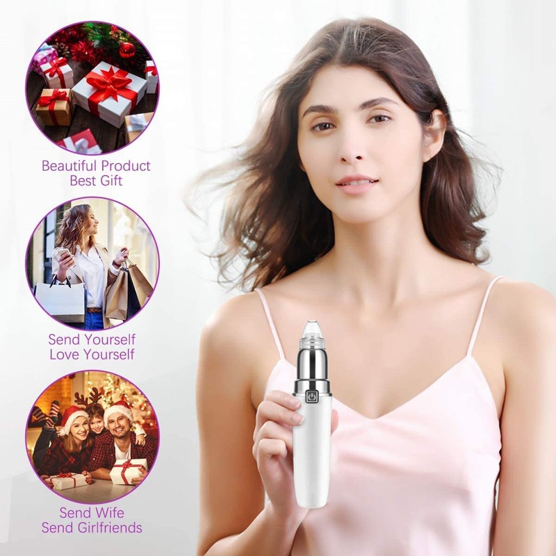 Blackhead Remover Vacuum 3 Suction Level Electric Pore Cleanser with