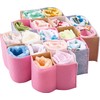 Cogit 90109 Drawer Storage Dividers Pastel Colors 17 Squares Change