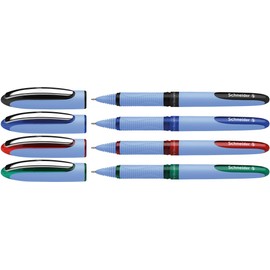 Pióro kulkowe Schneider One Hybrid N 0,5 mm 4 sztuki w etui mix kolorów