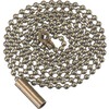 2 Pack Bronze Beaded Pull Chain Extension with Connector for