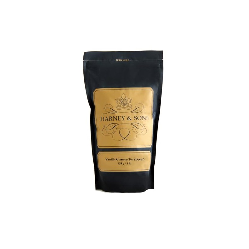 Harney & Sons Comoro Decaf Black Tea, loose Vanilla, 16