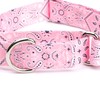 Country Brook Petz - Pink Bandana Martingale Dog Collar -