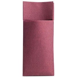 CHIC 50 Softpoint Cutlery Napkins, Cutlery Pockets, Bordeaux