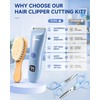 Baby Hair Clippers,Quiet Cordless Hair Trimmer Kit for Kids and