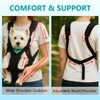 Dog Backpack Carrier, Adjustable Pet Front Carriers, Legs Out Carrying