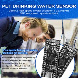 Happysnow STM32F411 Development Board, STM32F411CEU6 STM32F4 Learning Board, Support for MicroPython/Programming, 500131509A1