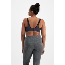 Berlei Womens Proelite Non-Contour Crop Bra Black 10F