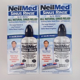 NeilMed 2x NeilMed Sinus Rinse One Kit- Contains 1 Bottle & 1 Mix Packet Expire: 10/2027