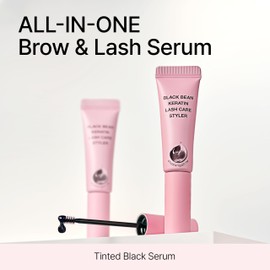 CHOSUNGAH BEAUTY Black Bean Keratin Lash Care Styler-Black Tinting Eyelash Growth Serum for Thicker and Longer Lashes with Natural Ingredients, 0.3 Fl Oz (9ml)