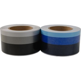 Linear Designs Premium 2" X 50' Three Color Stripe - Blues