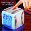ZonleeApex Baseball Ball Alarm Clock for Boys Girls, Baseball-Themed Kids