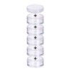 BENECREAT Mixed Size Stackable Plastic Bead Storage Containers 4 Column(5