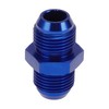 A ABSOPRO Female Flare Reducer Hose Fitting Adapter AN10 AN10 Fuel Line Connector Aluminum Blue