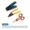MECCANIXITY Optical Fiber Tool with Non-metallic Reinforced Fiber Optic Stripper,