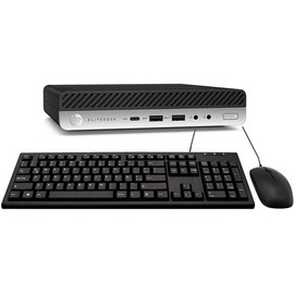 HP EliteDesk 800 G3 Mini Desktop, Intel Core i5-6500T 2.5GHz, 8GB DDR4, 256GB SSD, USB WiFi, Win10Pro (Renewed)