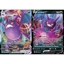 Pokémon Crobat Vmax & V - Shining Fates - Ultra Rare Collectible Card Lot - 1 Piece
