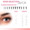 GLAMOREYELASH 500 Promade Volume Fans Loose Eyelash Extension, Handmade Individual