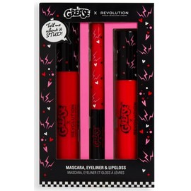 Revolution X Grease Shape Up Sandy Transformation Lip and Eye Set, 0.34 Fl Oz (Pack of 1), Black