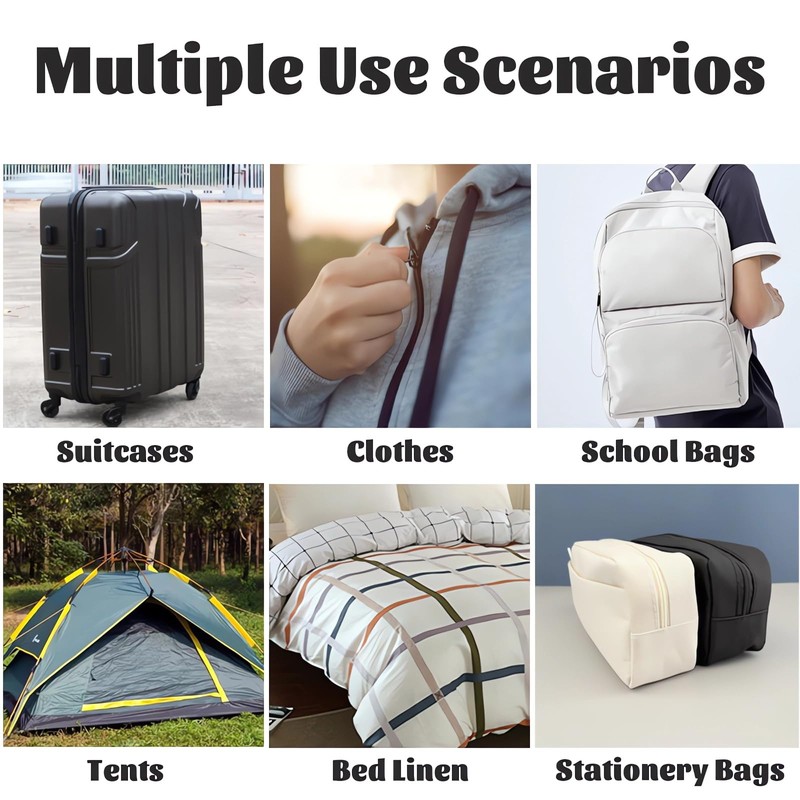 Alluring Zip Slider Replacement, Zip Repair Kit, Removable Zip Zipper