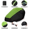 Zero Turn Mower Cover with Bagger Attachment,Waterproof Heavy Duty Fits