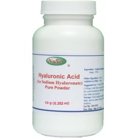NuSci 100% Pure 10g Hyaluronic Acid Powder HA Sodium Hyaluronate wrinkle joint