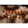 Mud Pie String Ball Lights, Pumpkin, 61"