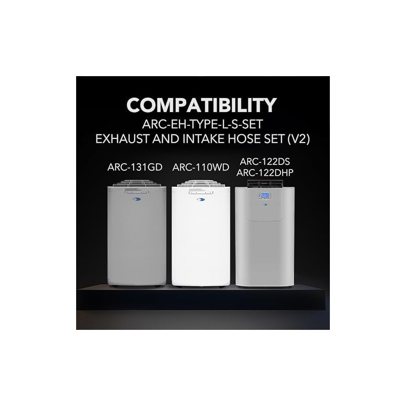 Whynter ARC-EH-Type-L-S-Set - 5.9" Diameter Exhaust and 5.0" Diameter Intake