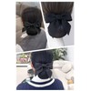 Chignon Net Barrette with Bow Bun Hair Net Set of