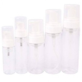 Transparent Refill Foam Pump Bottles Travel Size 50ml 4ea
