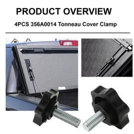 iLIZBay Lock Knob Replacement 356A0014 (4-Pack) – Compatible with BAKFlip MX4 G2 Tonneau Covers, Bakflip Bed Cover Parts