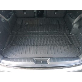 Envelope + Floor Style Elastic Trunk Mesh Cargo Net for Subaru Ascent 2019-2022 - Premium Trunk Organizers and Storage - Luggage Net for SUV - Best Car Organizer for Subaru Ascent