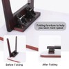 NICAVKIT 4 Pack Folding Brackets for Table Bed Leg Feet,