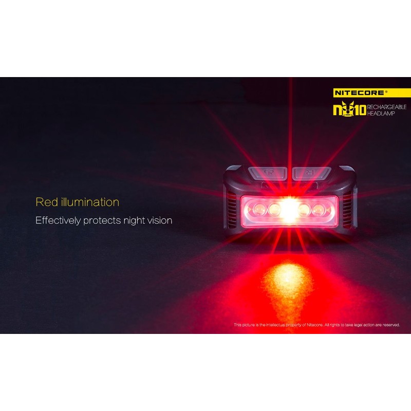 Nitecore NU10 160 Lumen USB rechargeable LED headlamp/worklight and EdisonBright