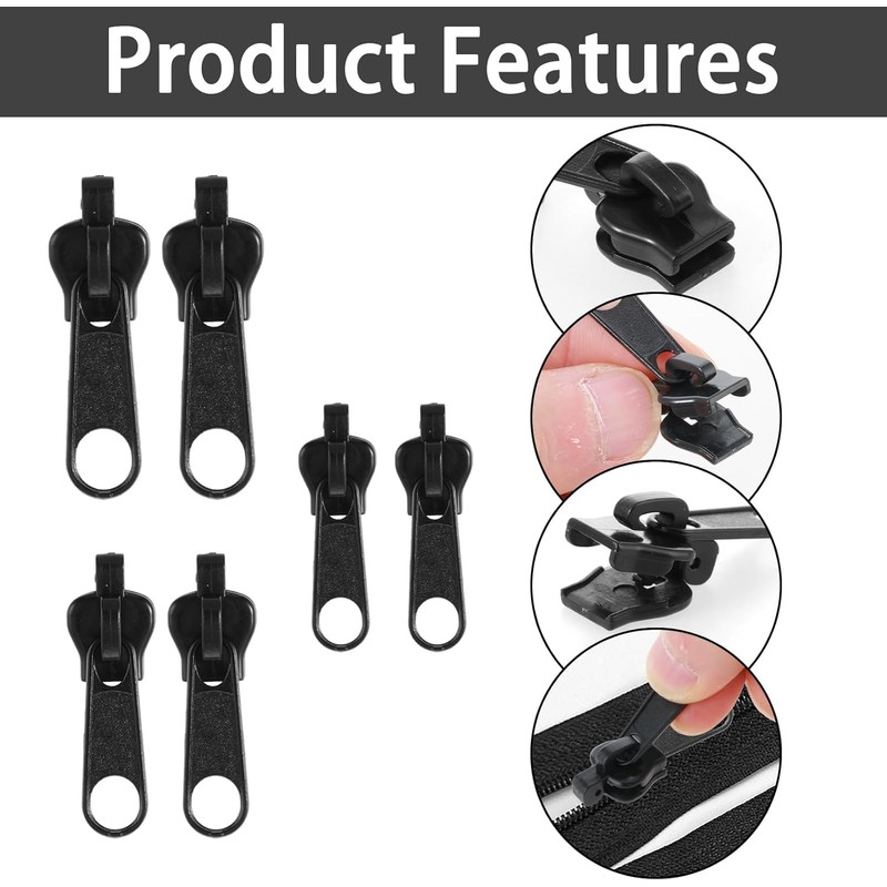 Zip Slider Replacement Glvomazty Removable Zip Zip Repair Kit for